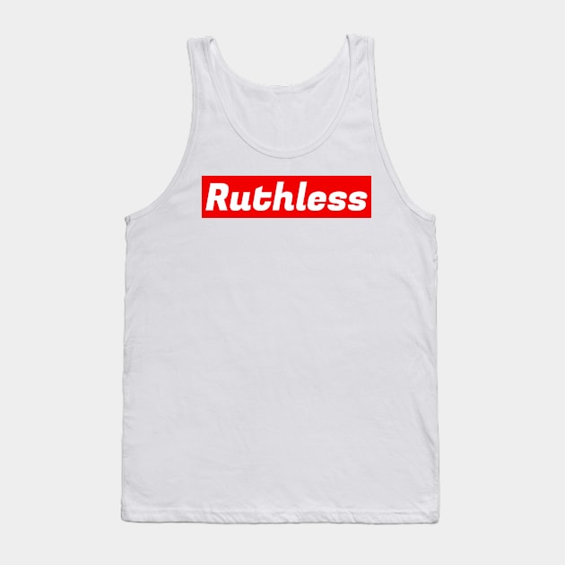 Ruthless (red) Tank Top by Rezall Revolution